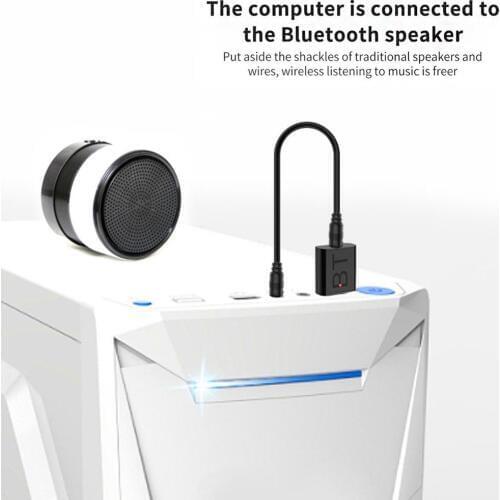 Mini USB Audio Receiver Adapter Bluetooth-compatible 5.0 For Car TV PC Speaker