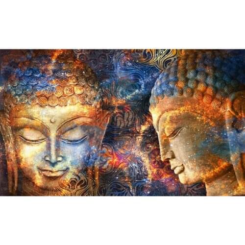 New Full square/round 5DDIY diamond painting Golden buddha Embroidery Pattern Cross stitch kit mosaic home decor gift