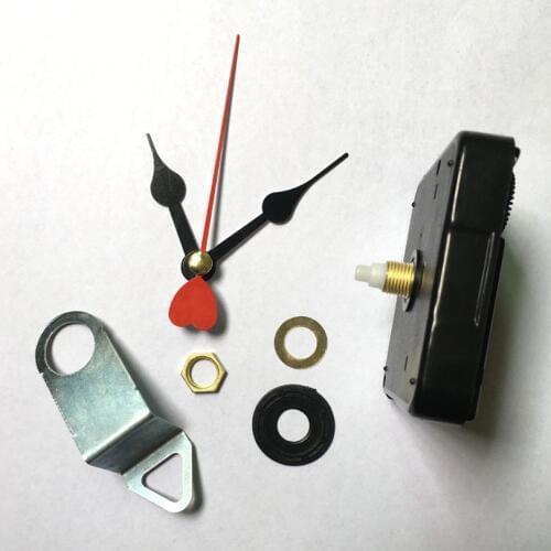 New style 10* shaft 12mm Short hand Quartz Clock Movement Kit Spindle Mechanism Mute scanning DIY clock parts accessories JX073