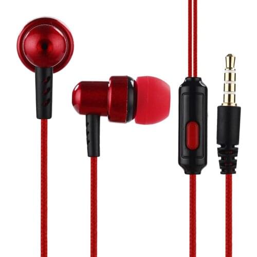K2 Wired Earphon Portable 3.5mm Sport Headphone Stereo Music Headset Smart Phone Earpiece Earbuds In-line Control w/ Microphone