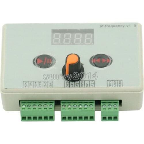 DC 12V 24V Reversible Stepper Motor Speed Controller Stepping Motor Speed Governer Governor Pulse Signal Controller LED Display