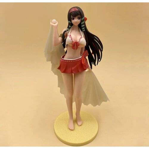 Anime Painted Figure Shining Heart Swimsuit Ver. Kaguya Bikini Girl Action PVC Figure Toys Brinquedos 20CM