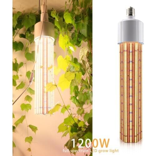 E40 1200W LED Grow Light Corn Bulb Full Spectrum Warm Led Plant Lamp for flower indoor plants growth greenhouse grow tent