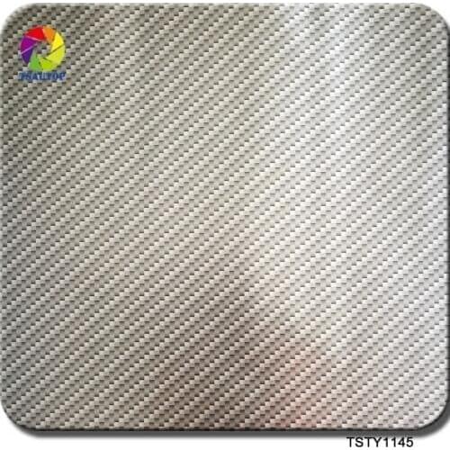TSAUTOP Size 0.5m x 20m carbon fiber hydro dip film water transfer printing film hydrographic film aquaprint WDF1145