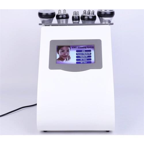 Ultrasonic Slimming Beauty Apparatus 40K Fat Burning Apparatus Multipolar Radio Frequency 5 in 1 Body Shaping Machine