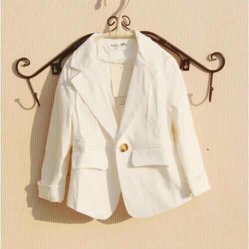 2020 Spring kids jacket for girls clothes cotton casual suit outerwear children clothes kids coat girls tops blazer 2 colors