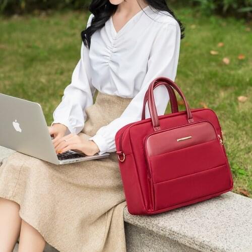 High Capacity Briefcases Portable Laptop Business Trip Necessary Computer Document Messenger Purse Pouch Accessories Supplies