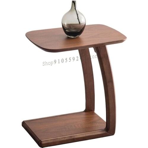 All Solid Wood Side Table Sofa Corner Table Removable Mini Coffee Table Simple Modern Small Table Bedroom Bedside Table
