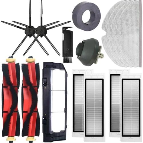 Mop Cloth HEPA Filter Main Brush Side Brush Parts For XiaoMi Roborock S5 Max S50 S51 S55 S6 S6 Pure E25 E35 Vacuum Accessories