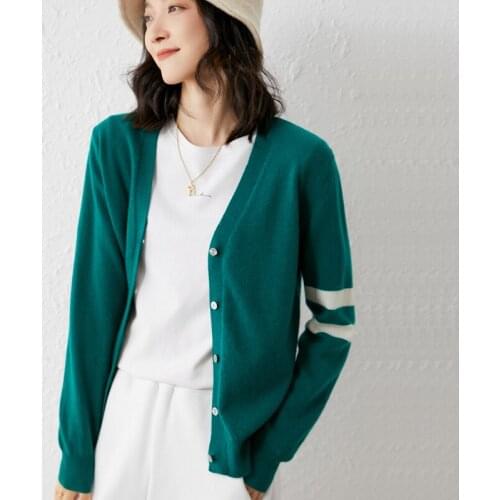 2021 Cardigans for woman summer sweaters knitted jumper High Quality Female knitwear V-neck cool comfortable