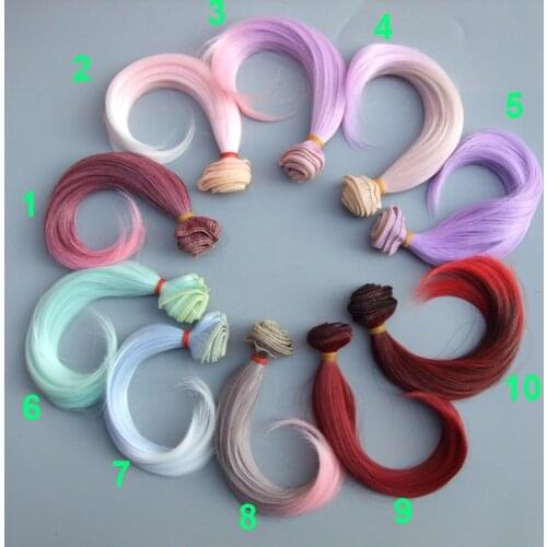 15cm quality high temperature Doll wigs 1/3 1/4 1/6 BJD SD doll hair