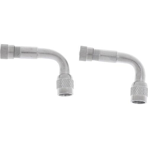 4 Pieces Valve Stem Adapter 90 Degree Valve Extension Car Electrombile Tyre Valve Extender Bike Parts