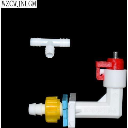 5pcs8mm L rabbit automatic drinking water tank, equipped with ball type water dispenser animal farm breeding equipment