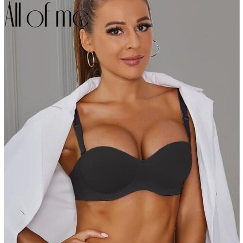 Seamless Push Up Bra Women Brassiere Sexy Underwear Wirefree Bralette Female Lingerie Intimates Bras Macaroon Solid Color