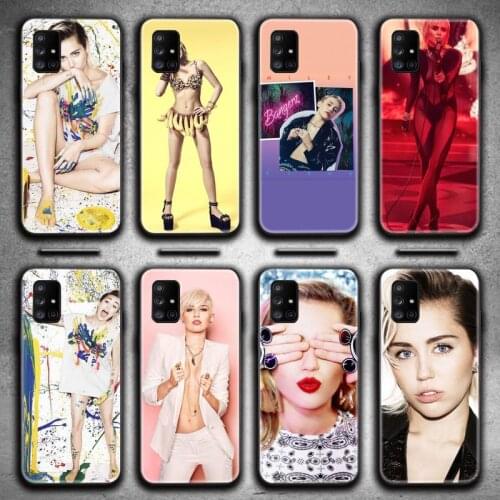 American singer Miley Cyrus Phone Case For Samsung Galaxy A21S A01 A11 A31 A81 A10 A20E A30 A40 A50 A70 A80 A71 A51