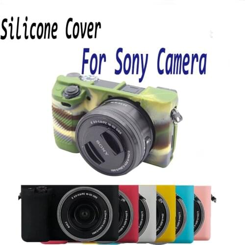 For Sony Alpha A5100 A5000 A6000 A6100 A6300 A6400 Cover For Silicone Rubber Camera Case Bag Skin A6500 RX100III/IV/V/VI Cover