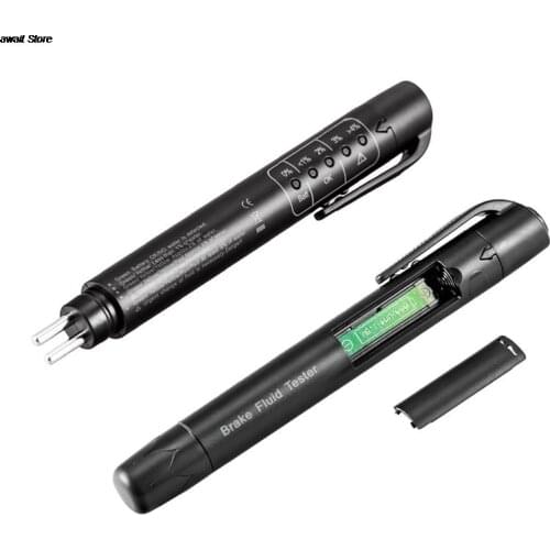 Brake Fluid Tester Accurate Oil Check Pen Car Brake Liquid Digital Tester Vehicle Auto Automotive Testing Tool