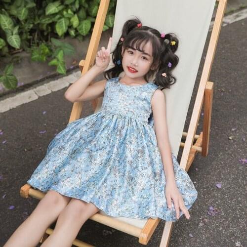 Floral Printed Children Tutu Princess Birthday Party Prom Wedding Evening Infant Summer Dress Gown Vestidos Baby Girl Clothes