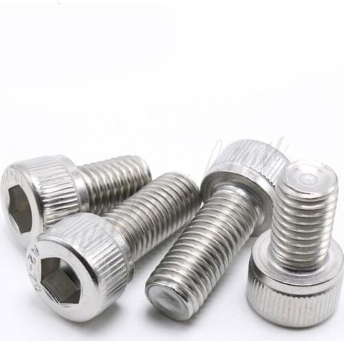 DIN912 5-50pcs 304ss cap screw M1.4 M1.6 m2 m2.5 m3 m4 m5 m6 m8 Stainless Steel 304 Hexagon Hex Socket Head Cap Screw