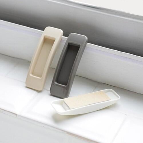 2pcs Adhesive Doors Windows Wardrobe Cupboard Drawer Auxiliary Handle Suitable Stick It on Any Furniture Easy to Install