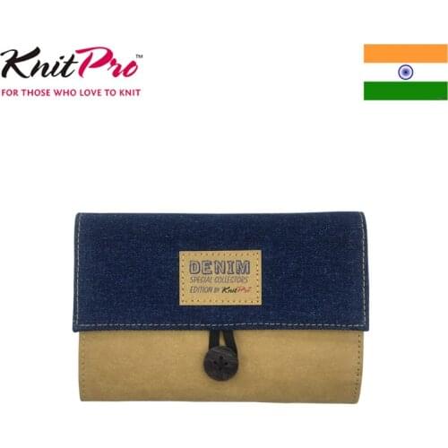 Knitpro Denim Interchangeable Circular Needle Set With Knitting Needle Tip And Kntting Cable Special Collector Edition