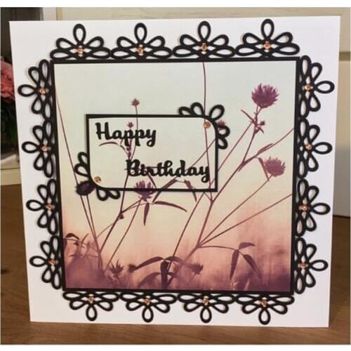 Lace Corner Edge Frame Metal Cutting Dies Stencil For DIY Scrapbooking Decorative Embossing Paper Card Making Template New 2019