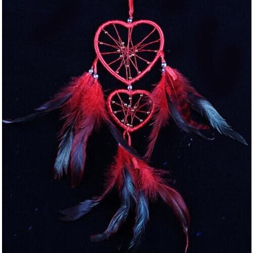 Heart-shaped Dream Catcher Dreamcatcher with wall pendants pendant home decoration