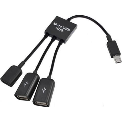 Micro USB Hub 3 in1 USB OTG Cable Adapter high quality USB Cable Multi Hub Expansion Splitter Hubs Cable Adapter Converter 20j29