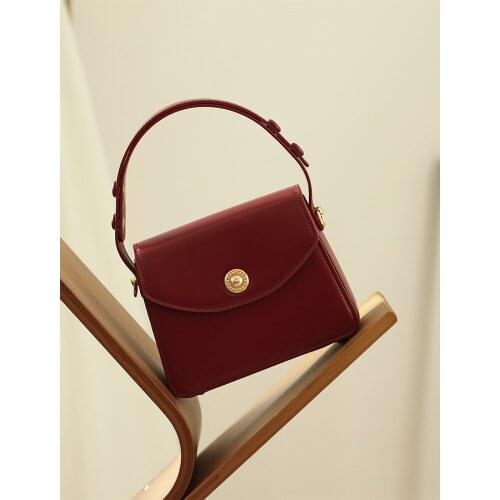 2021 new fashion and luxury ladies bag shoulder bag messenger bag real cowhide tofu bag handbag all-match saddle bag