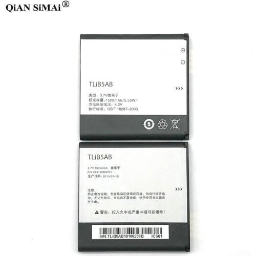 New High Quality CAB32A0000C1 TLiB5AB 1500mAh battery For Alcatel one Touch 6010 OT6010 OT-6010 Phone + Tracking number