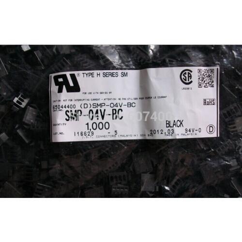 SMP-04V-BC black color housings Connectors terminals 100% new and original parts