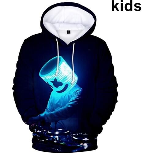 3 To 14 Years Kids Hoodies Candy Band Baida DJ 3D Printed Hoodie Sweatshirt boys girls Cartoon Jacket Coat Children Clothes