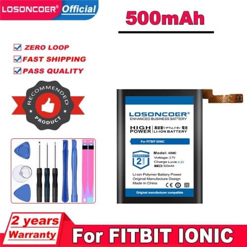 Top Brand 100% New 500mAh Battery For FITBIT IONIC ,FITBIT LONIC Smart Watch
