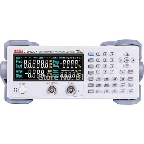 UNI T UTG9002C-II Signal Sources Digital Signal Generator Function Generator 0.2Hz-2MHz Frequency Meter Upgraded from UTG9002C