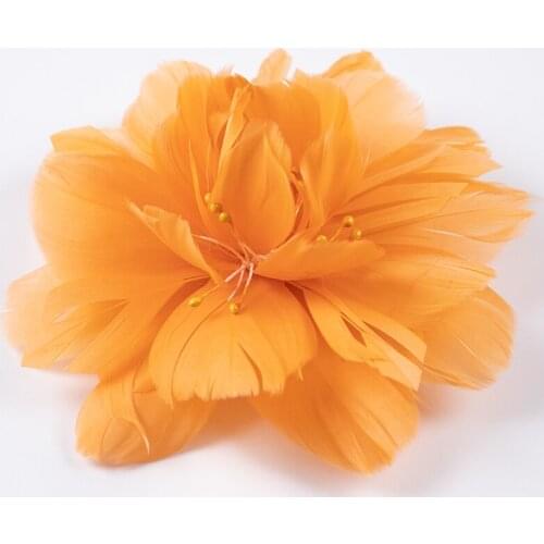 High Quality Color Feathers Flower Natural Plumes For Crafts DIY New Women Carnival Jewelry Accessory Wedding Corsage Decoration