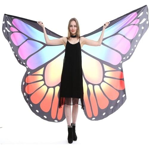 Wholesale Belly Dance Butterfly Isis Wings Colorful Adult Women Belly Dancing Costume Wings belly dance Wing Accessories