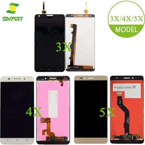For Huawei Honor 5X 4X LCD Display + Touch Screen Digitizer Assembly + Tool For Honor 3X G750 4X Che2-L11 5X KIW-L21 LCDs Screen