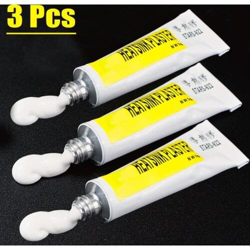 1/2/3pcs 5g Thermal Pads Conductive Heatsink Plaster Viscous Adhesive Glue For Chip VGA RAM LED IC Cooler Radiator Cooling