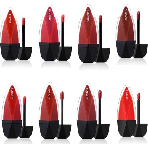 1pc Matte Lip Glaze Funpark Non-stick Cup & Non-fading Lipstick Sense Of Luxury Long-lasting Non-fading Lip Golss For Lip Makeup