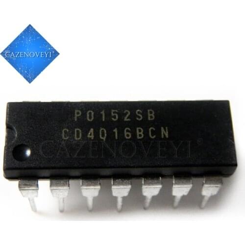 10pcs/lot CD4016BE CD4016 DIP-14 In Stock