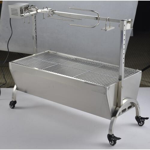 1420mmwith windsheild S.steel auto charcoal BBQ roasted whole lamb stove motor charcoal bbq barbecue grill,outdoor bbq