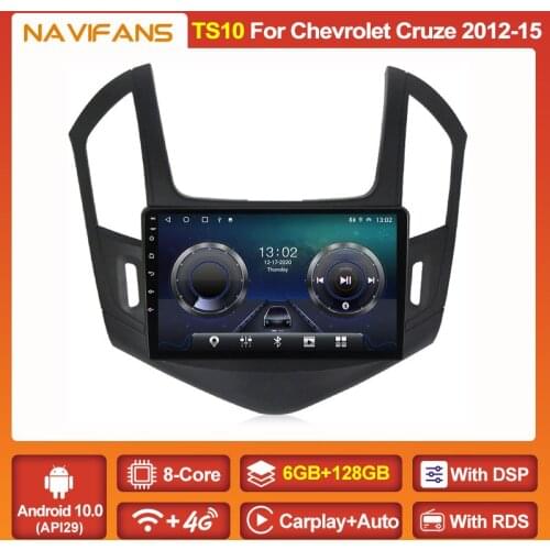 Navifans Android 11 Car Radio Multimedia Video Player For Chevrolet Cruze J300 J308 2012-2015 GPS Navigation Carplay Auto WIFI