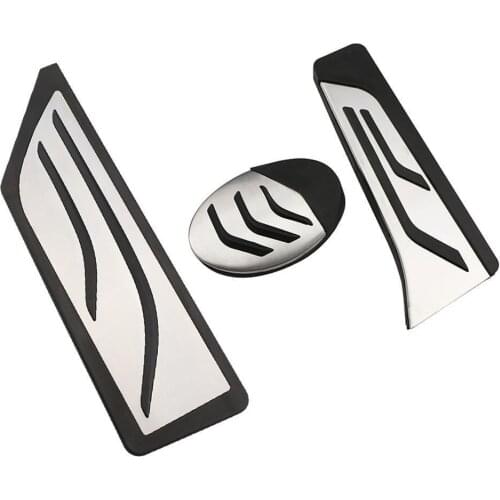 Car Pedals for BMW X1 X2 F48 F39 F45 F46 F40 LHD Foot Rest Pedal Pad Cover 216i 218i 220i 216d 218d 220d Active Gran Tourer