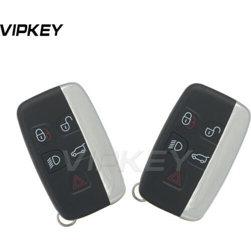 Smart Key Shell 5 Button KOBJTF10A for Range Rover Land rover Sport Evoque Car Key Case Remtekey Car Key Shell Cover Keyless