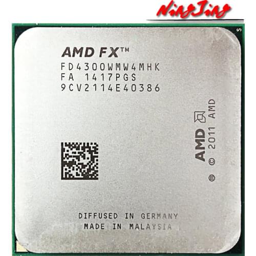 AMD FX-Series FX-4300 FX 4300 3.8 GHz Quad-Core CPU Processor FD4300WMW4MHK Socket AM3