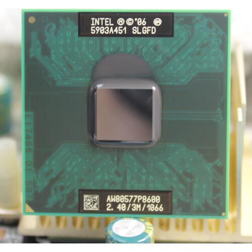 Intel Core P8600 Dual Core 3M Cache 2.40GHz 1066MHz Socket P Laptop notebook CPU