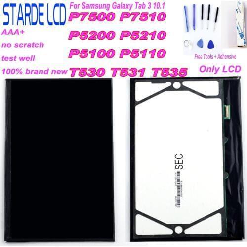 For Samsung Galaxy Tab 3 10.1 P5200 P5210 P5100 P5110 P7500 P7510 T530 T531 T535 LCD Display Monitor Module Screen Panel Repair