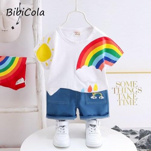 Summer Two Pieces Cotton boys Clothing Sets Summer Sleeveless Children Sets Fashion Girls Clothes Suit Casual cute Outfits 1-5T