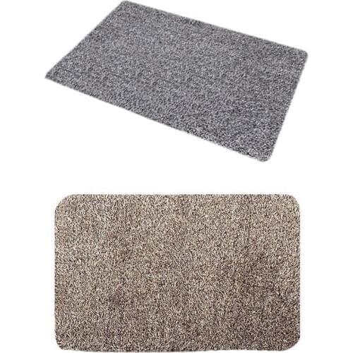 Indoor Super Absorbs Doormat Latex Backing Non Slip Door Mat for Small Front Door Inside Floor Dirt Trapper Cotton Entrance Rug