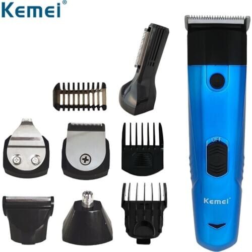 Kemei Professional Hair Clipper Cordless Mens Rechargeable Hair Trimmers Barber Electric Cutting Machine Grooming Mower